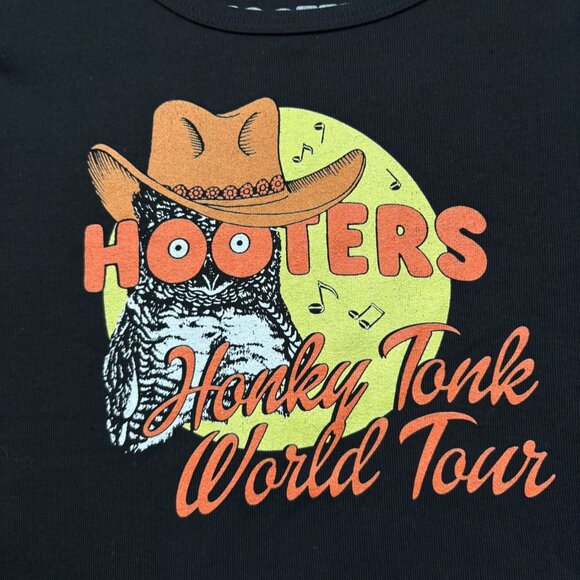 Hooters Honky Tonk World Tour crop top size medium - Picture 2 of 4